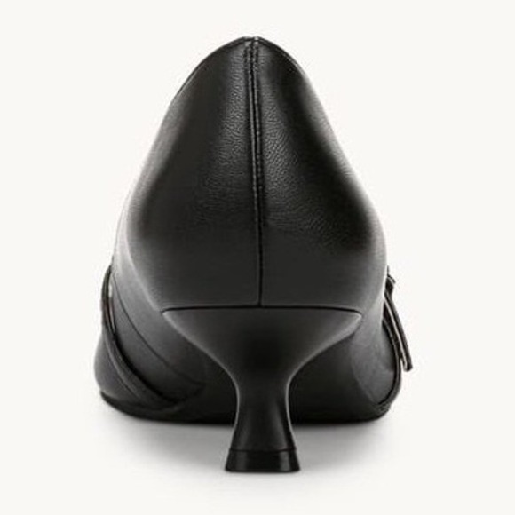 LifeStride Madelyn Black Faux Leather Mary Jane Kitten Heel Pump 7.5W wide new - Picture 10 of 11